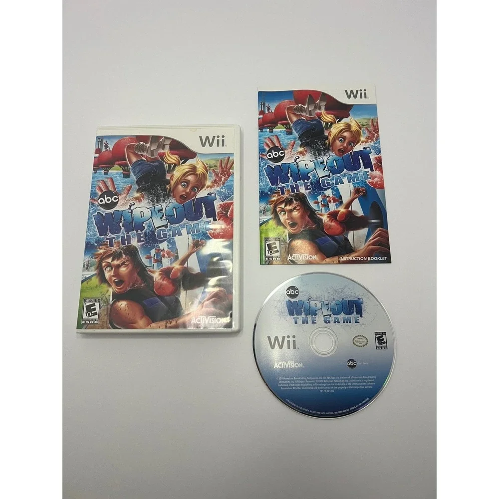 Wipeout: The Game Nintendo Wii Complete CIB Tested & Working Family Fun Party‎